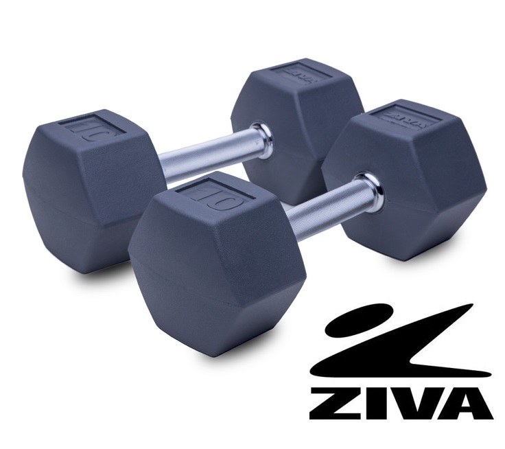 ProFT Hex Dumbbells · Grey ZIVA ProFT
